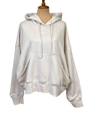 Nike Phoenix Fleece Womens Oversized Pullover Center Swoosh Hoodie Large